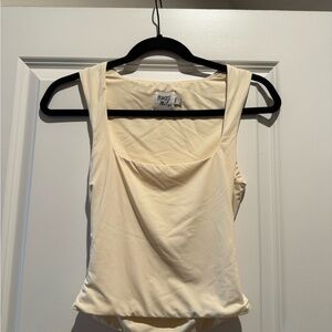 Princess Polly off white/cream tank top